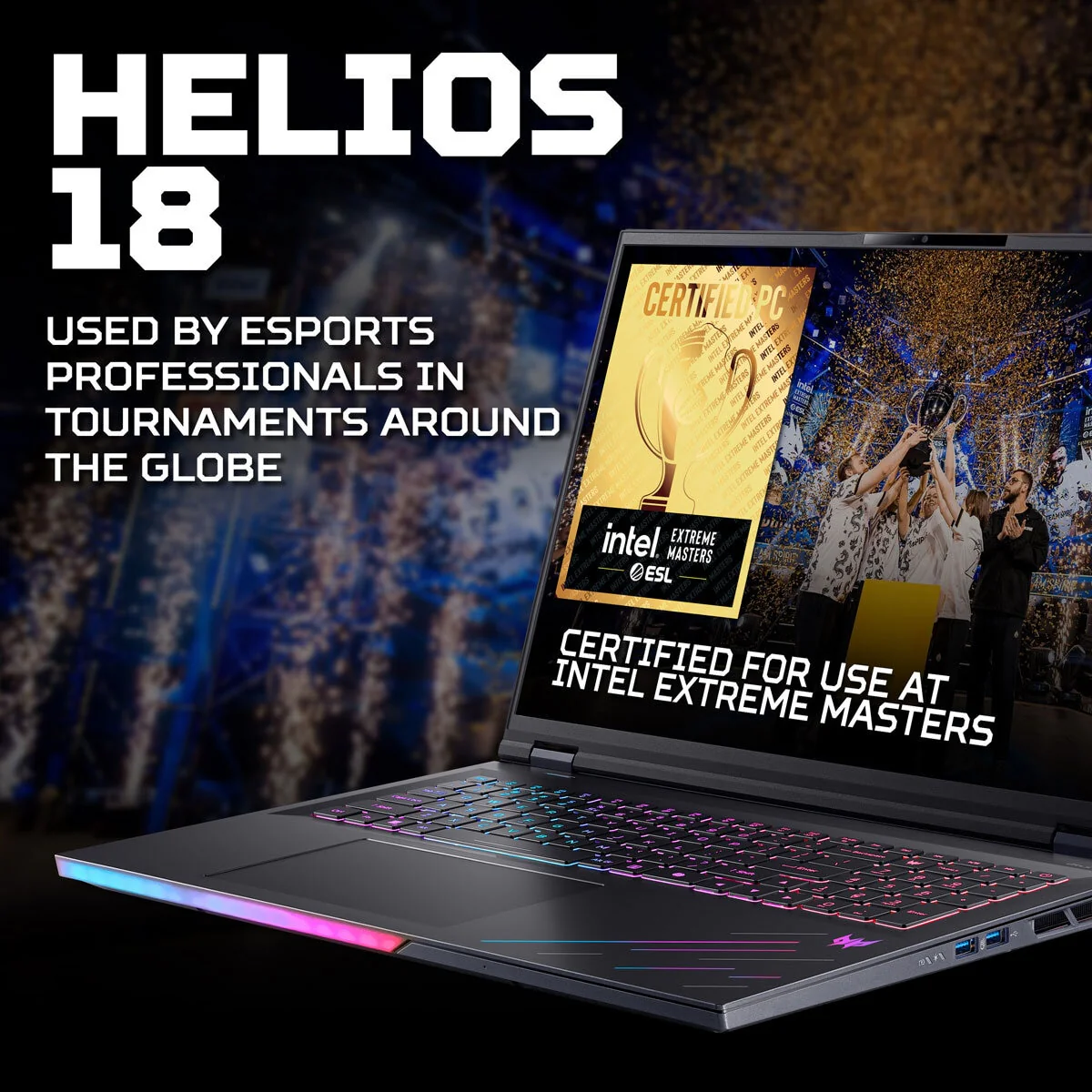 Acer Predator Helios 18 AI, Intel Core Ultra 9, 64GB RAM, 1TB SSD NVIDIA GeForce RTX 5090, 18 Inch Gaming Laptop, NH.QVWEK.005 - Image 2