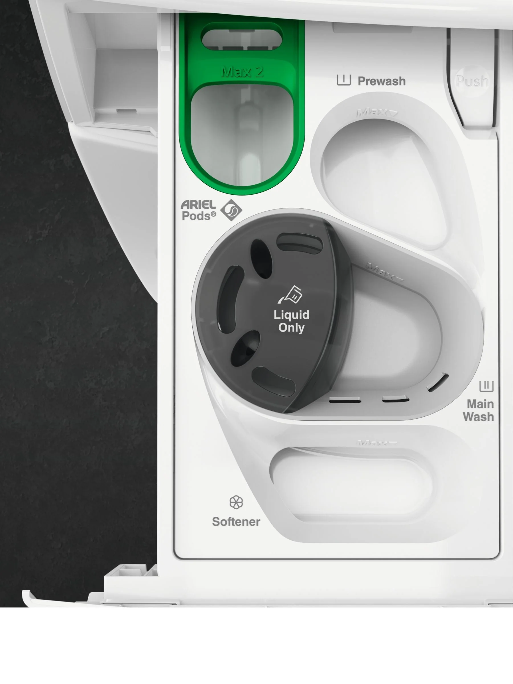 AEG 7000 LFR74164UC Freestanding Washing Machine, 10kg Load, 1600rpm Spin, White - Image 4