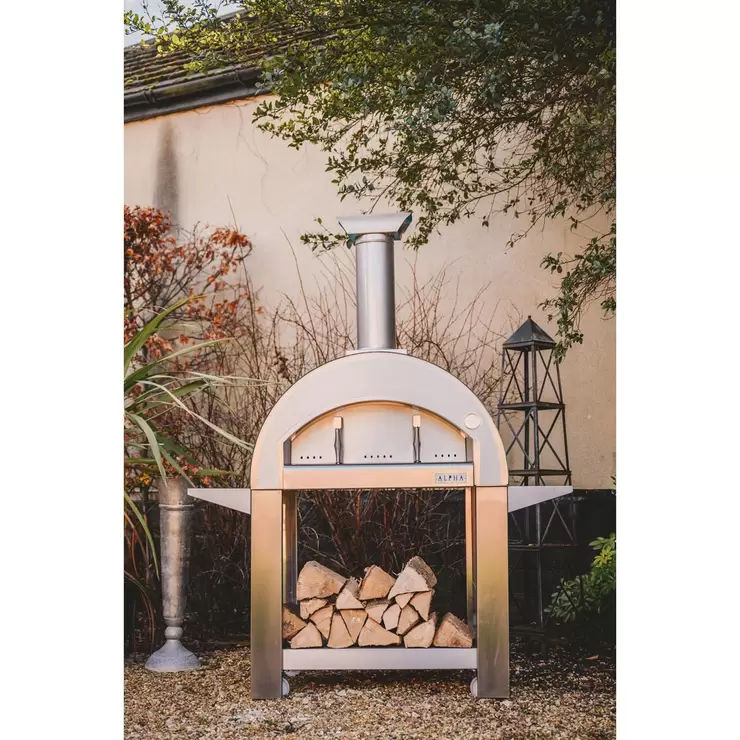Alpha Pro Grande Wood-Fired Pizza Oven Bundle in Antique Copper + Cover - Image 3