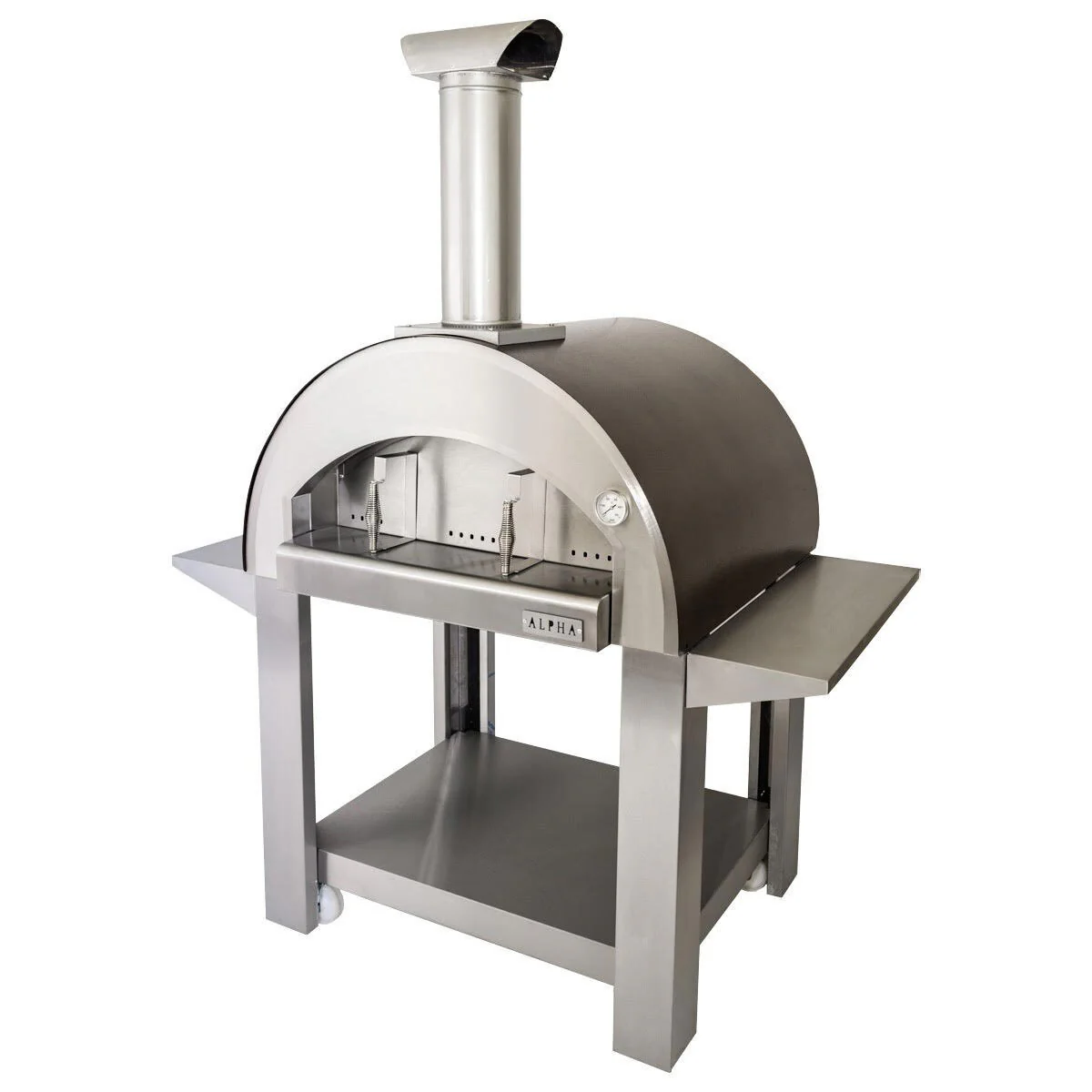 Alpha Pro Grande Wood-Fired Pizza Oven Bundle in Teal Blue + Cover - Image 7