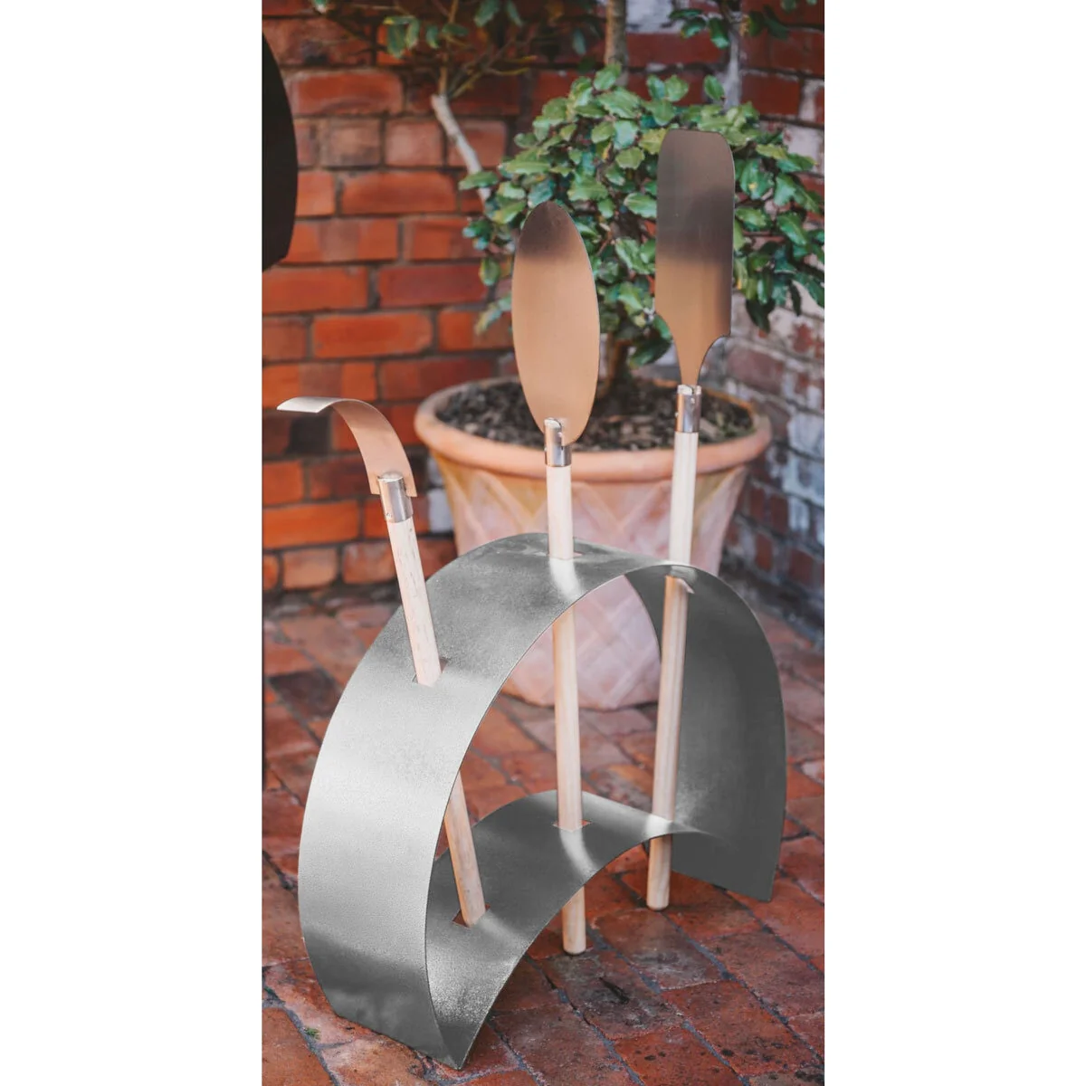 Alpha Pro Piccolo Wood-Fired Pizza Oven Bundle in Stainless Steel + Cover - Image 5