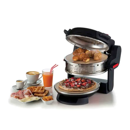 Ariete 32Cm Double Pizza Oven Black - Image 2