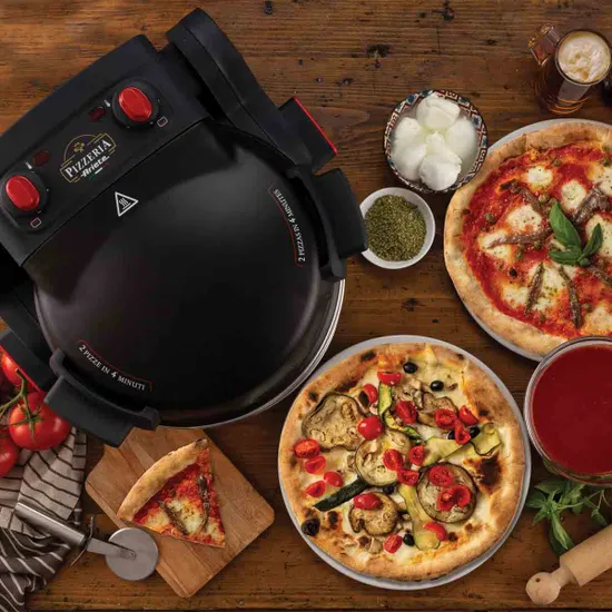 Ariete 32Cm Double Pizza Oven Black - Image 4