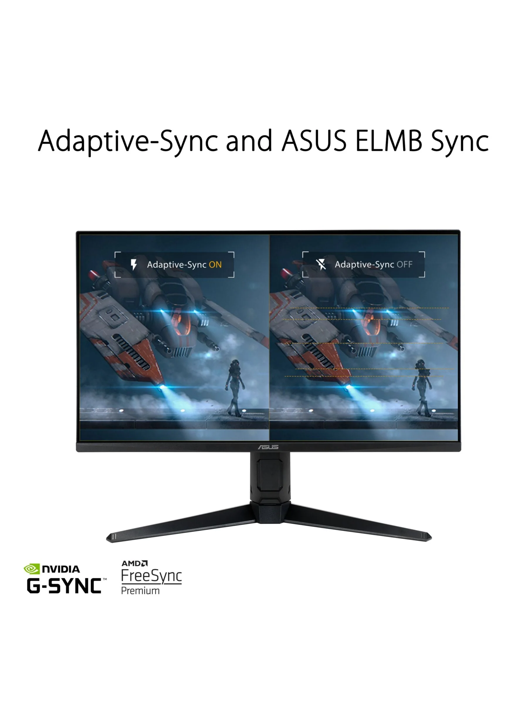 ASUS TUF 4K Ultra HD 28" Gaming Monitor 144Hz, AMD Freesync, HDMI 2.1, Adjustable Ergonomic, IPS Panel, HDR, Built-in Speakers - Image 4