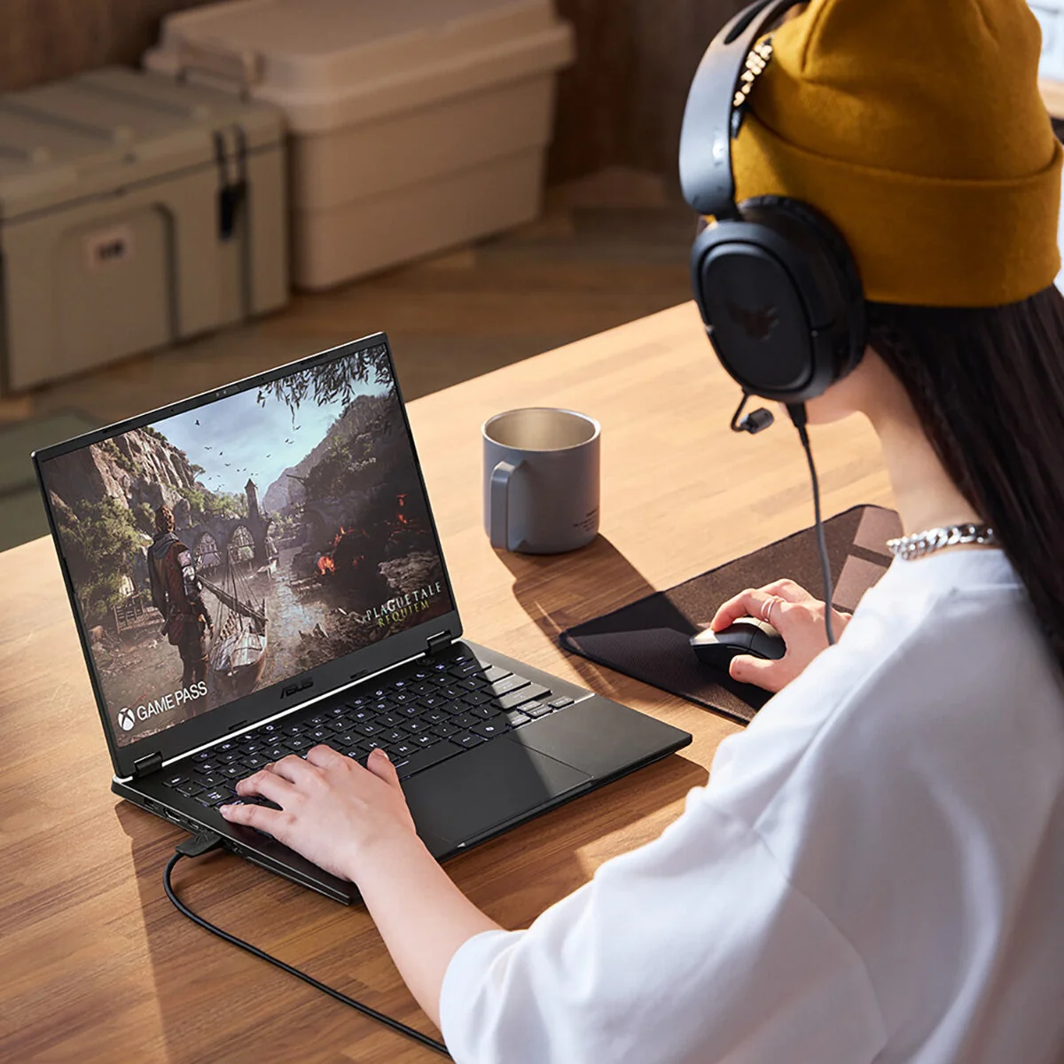 ASUS TUF A14, AMD Ryzen AI 7, 16GB RAM, 1TB SSD, NVIDIA GeForce RTX 5050, 14 Inch Gaming Laptop, FA401KH-RG005W - Image 8