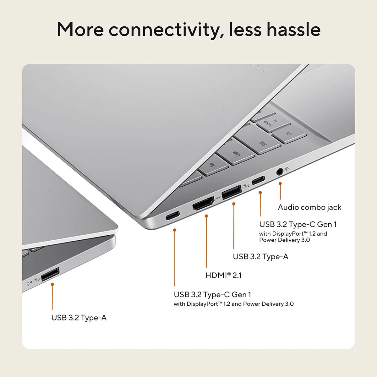 ASUS Vivobook S, AMD Ryzen AI 5, 16GB RAM, 1TB SSD, 16 Inch OLED Laptop, M3607KA-SH038W - Image 4