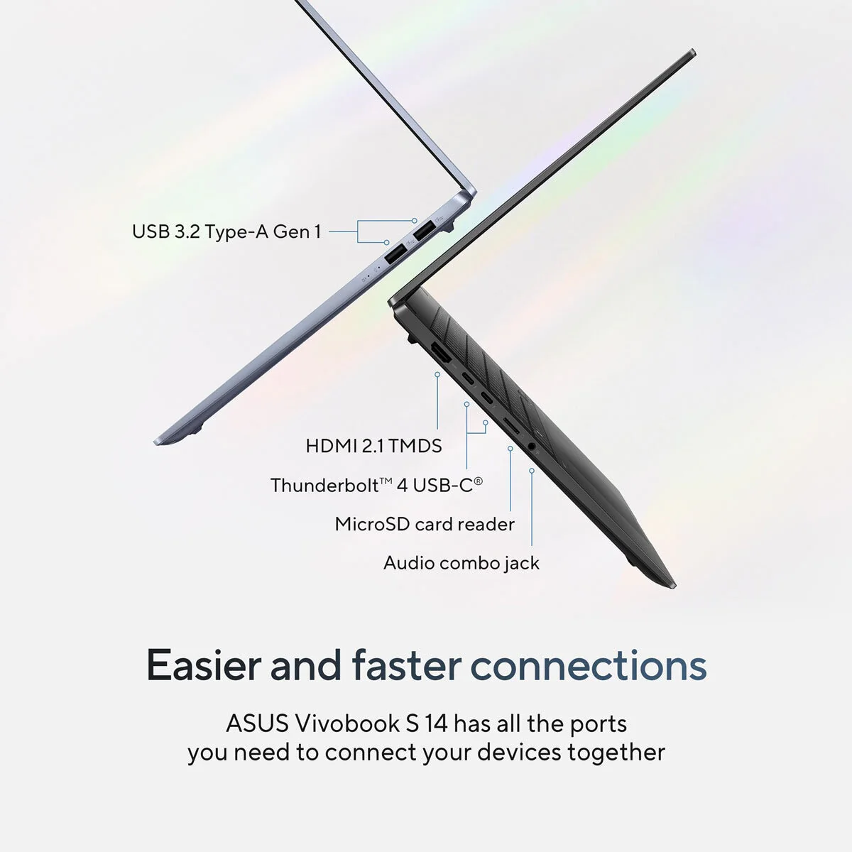 ASUS Vivobook S, Intel Core Ultra 7, 16GB RAM, 1TB SSD, 14 Inch OLED Laptop, S5406SA-QD006W - Image 5