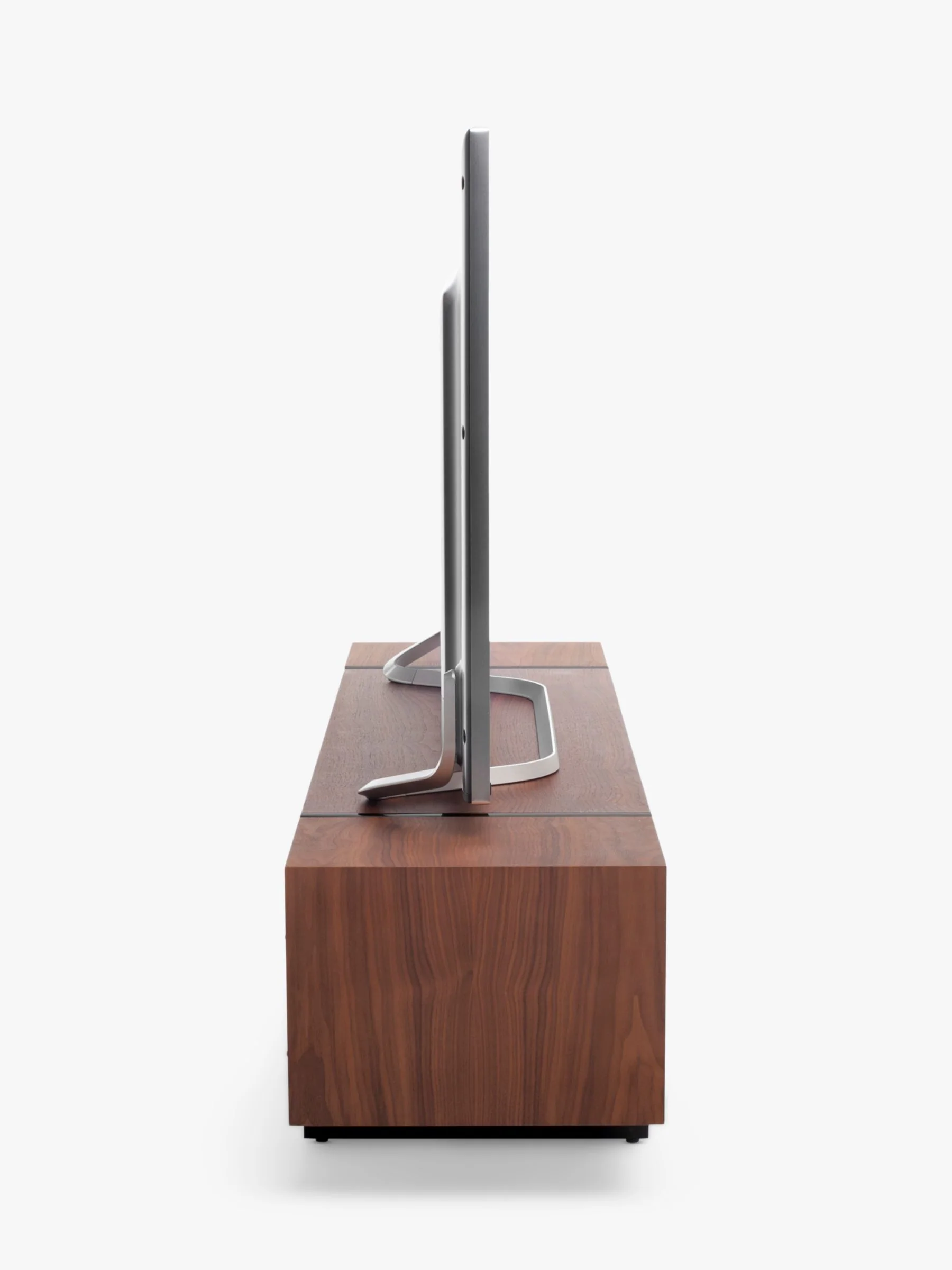 AVF Edge ED160 TV Stand for TVs up to 84", Walnut/Black - Image 9