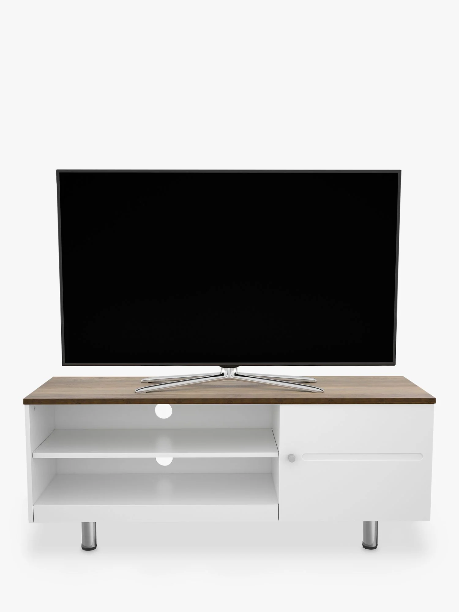 AVF Whitesands 1200 TV Stand for TVs up to 60”, Oak White - Image 3