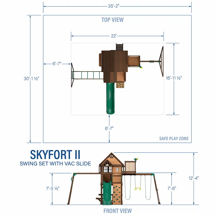 Backyard Discovery Skyfort II Playcentre (3-10 Years) - Image 2