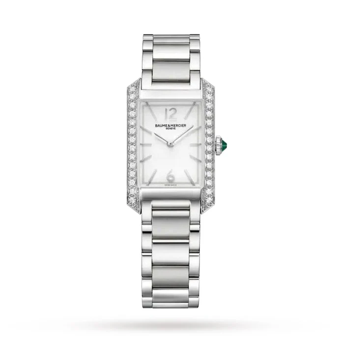 Baume & Mercier Hampton 35mm Ladies Watch Stainless Steel Luxury Watch Swiss Made High Precision Movement  BM0A10631
