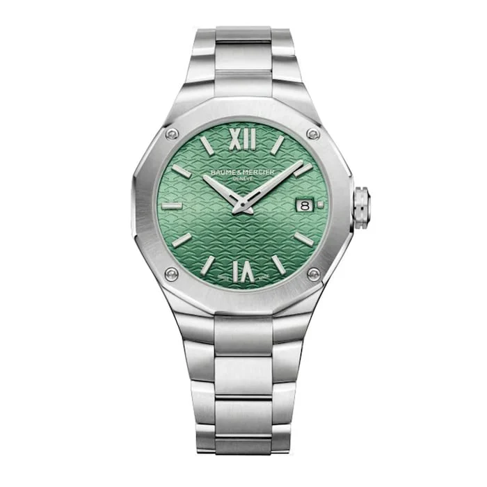 Baume & Mercier Riviera 36mm Unisex Watch Green Luxury Watch Swiss Made High Precision Movement M0A10683