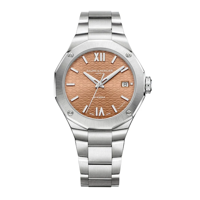 Baume & Mercier Riviera Automatic 36mm Ladies Watch Terracotta Luxury Watch Swiss Made Automatic Movement  M0A10764