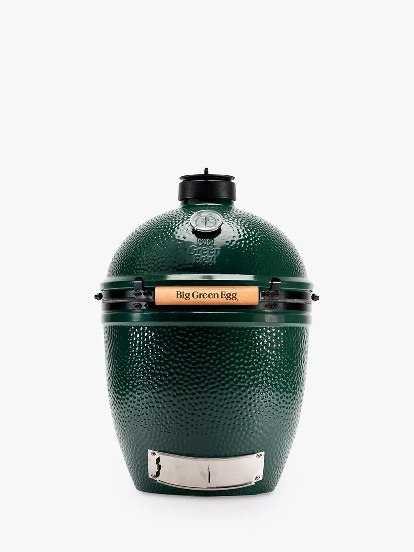 Big Green Egg Large Egg BBQ & Eucalyptus Wood Table Bundle with ConvEGGtor & Cover - Image 7