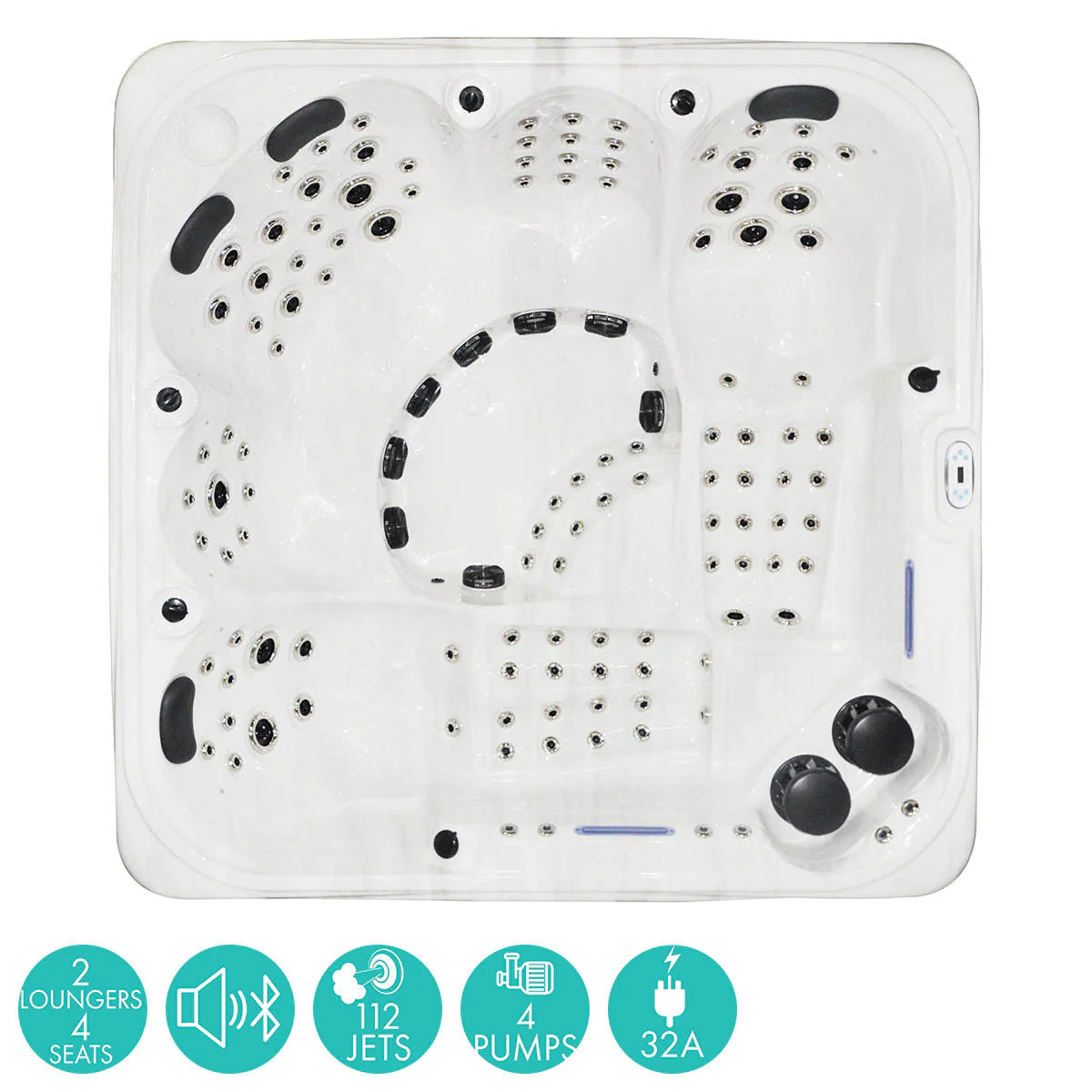 Blue Whale Spa Zuma X Max 112-Jet 6 Person Hot Tub - Delivered and Ins - Image 3