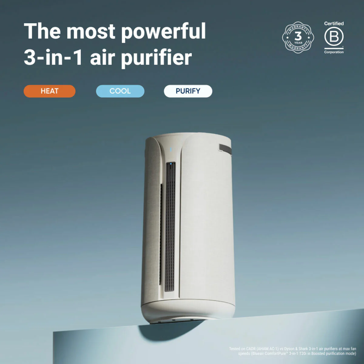 Blueair ComfortPure 3-in-1 T20i Smart Air Purifier - Image 2