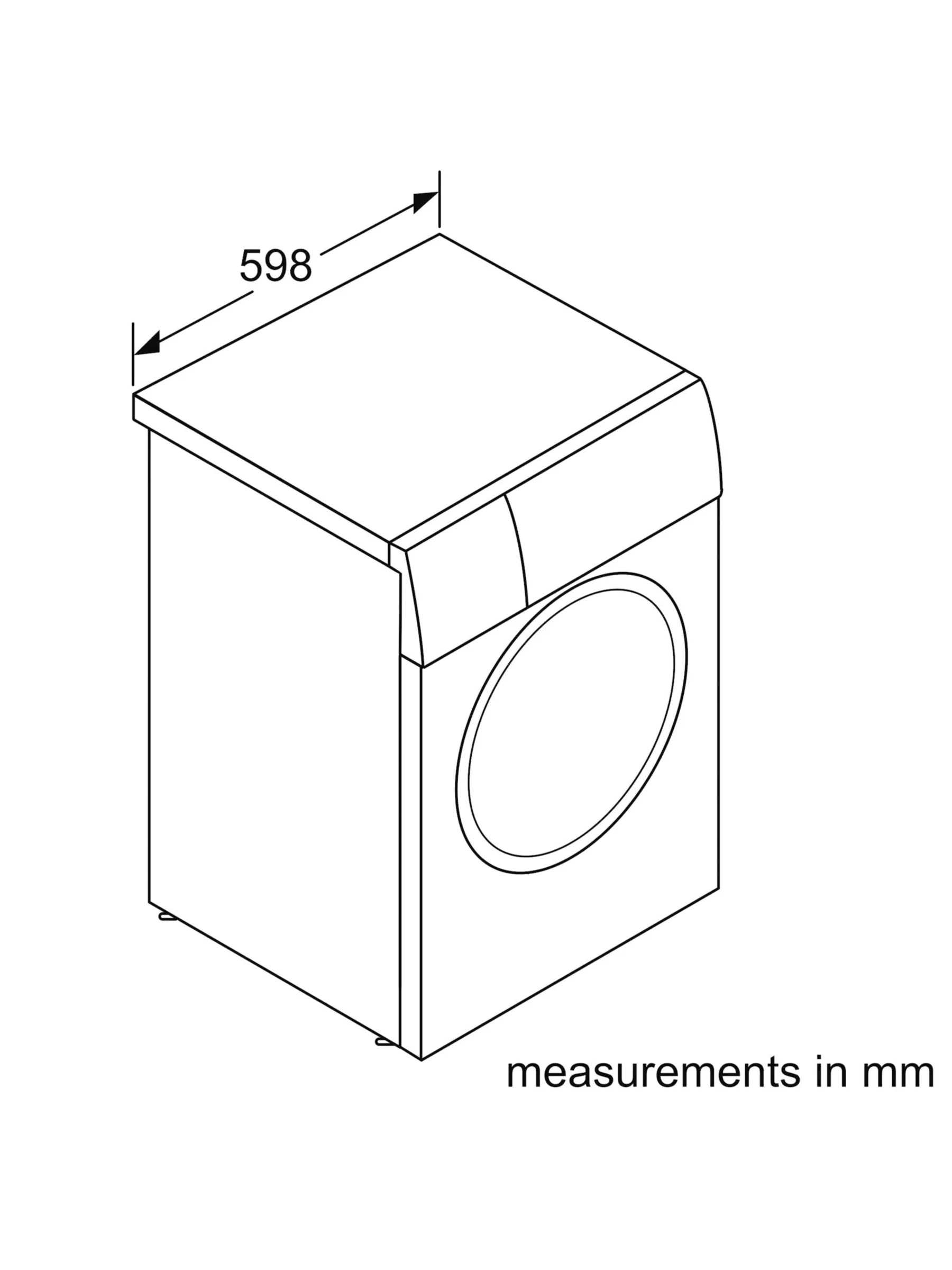 Bosch Series 6 WGG244F9GB Freestanding Washing Machine, 9kg Load, 1400rpm Spin, White Intelligent Dosing System i-DOS - Image 8