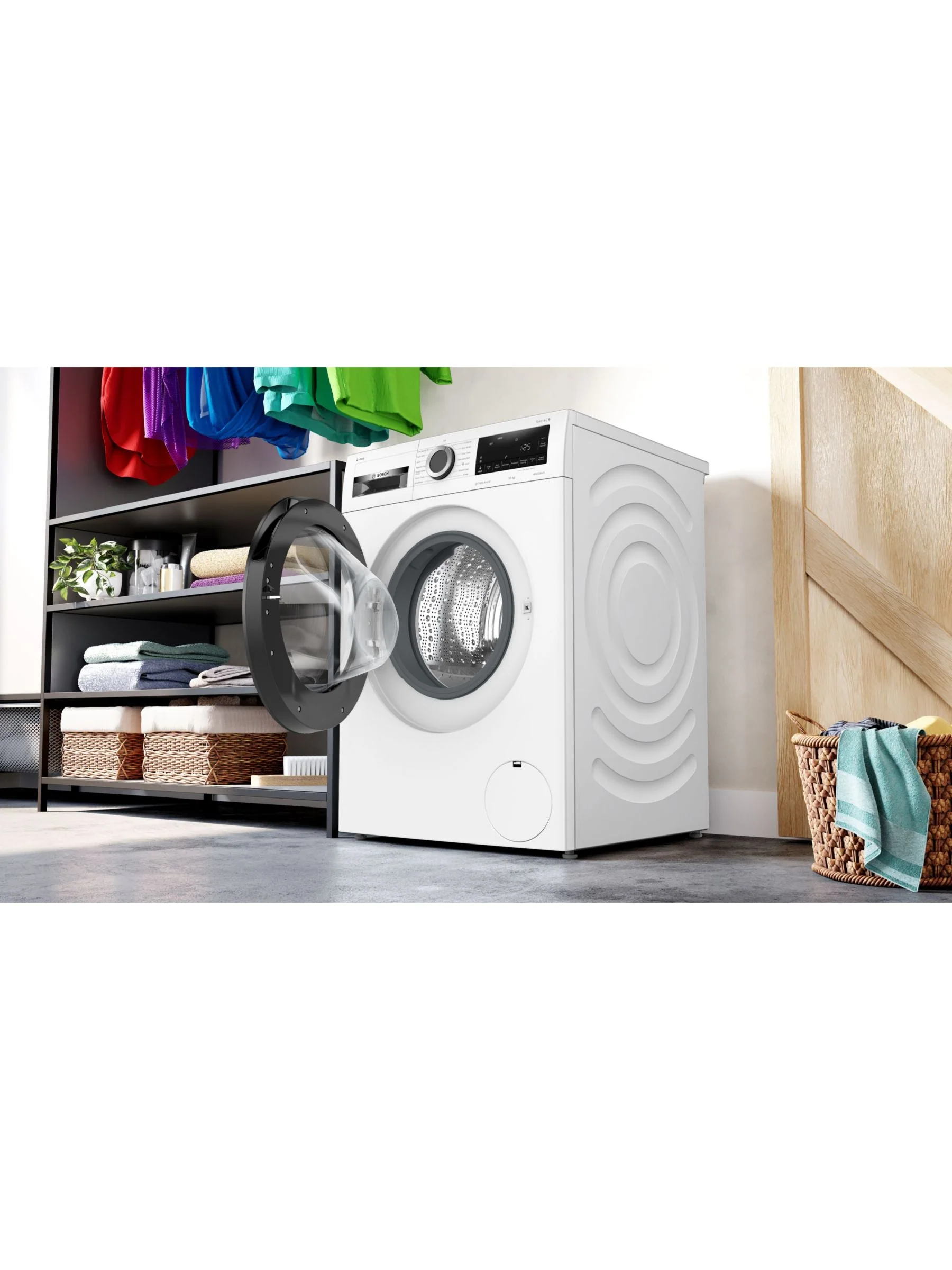 Bosch Series 6 WGG254F0GB Freestanding Washing Machine, 10kg Load, 1400rpm Spin, White - Image 4