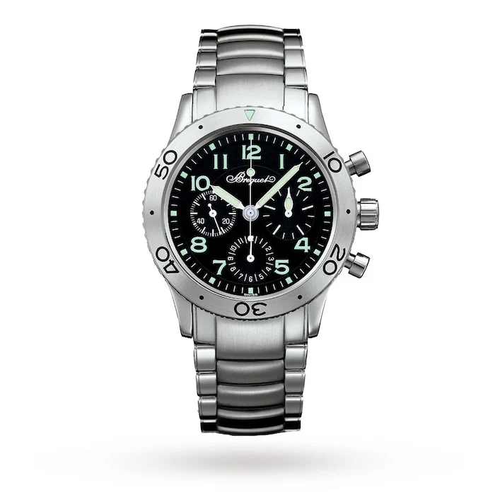 Breguet Automatic 39mm Men’s Watch with Black Material Dial, Stainless Steel Case & Bracelet, 100m Water Resistant / 3800ST/92/SW9