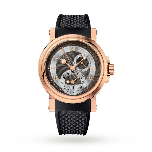 Breguet Automatic 42mm Men’s Watch with Black Material Dial, Gold Case, 100m Water Resistant / 5857BR/Z2/5ZU
