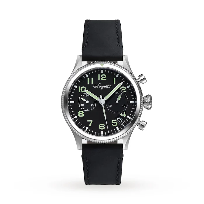 Breguet Automatic 42mm Men’s Watch with Black Material Dial, Stainless Steel Case, 100m Water Resistant / 2057ST/92/3WU