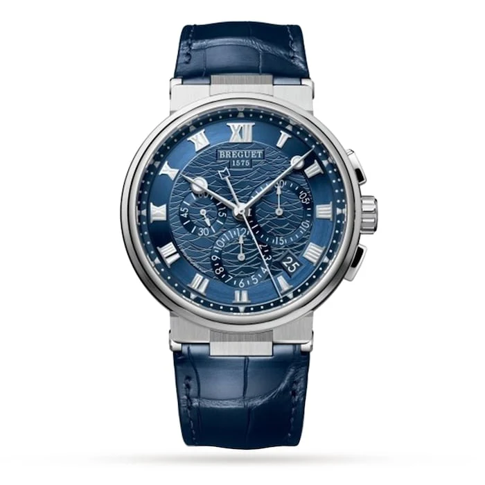 Breguet Automatic 42mm Men’s Watch with Blue Material Dial, Titanium Case, 100m Water Resistant / 5527BB/Y2/9WV