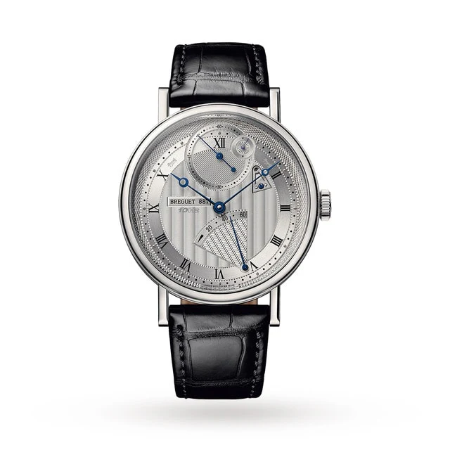 Breguet Manual Wind 41mm Men’s Watch with Silver Material Dial, Gold Case, 30m Water Resistant / 7727BB/12/9WU