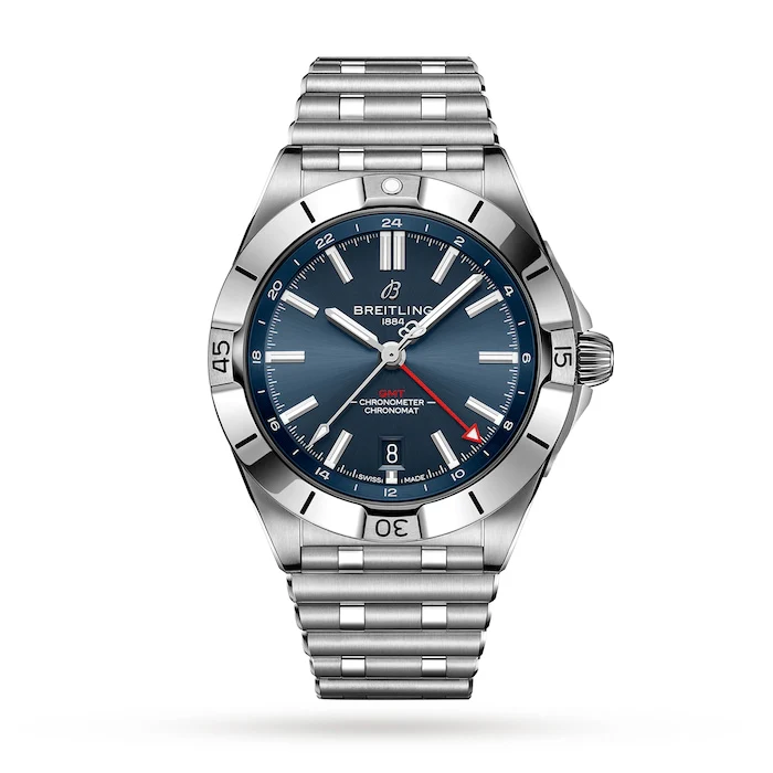 Breitling Automatic 40mm Men’s Watch with Blue Material Dial, Stainless Steel Case & Bracelet, 200m Water Resistant / A32398101C1A1
