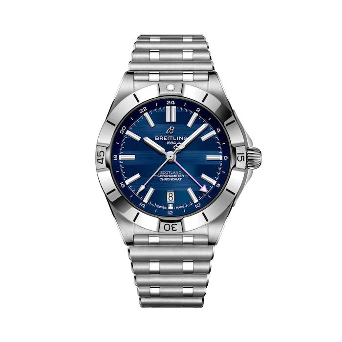 Breitling Automatic 40mm Men’s Watch with Blue Material Dial, Stainless Steel Case & Bracelet, 200m Water Resistant / A323986B1C1A1