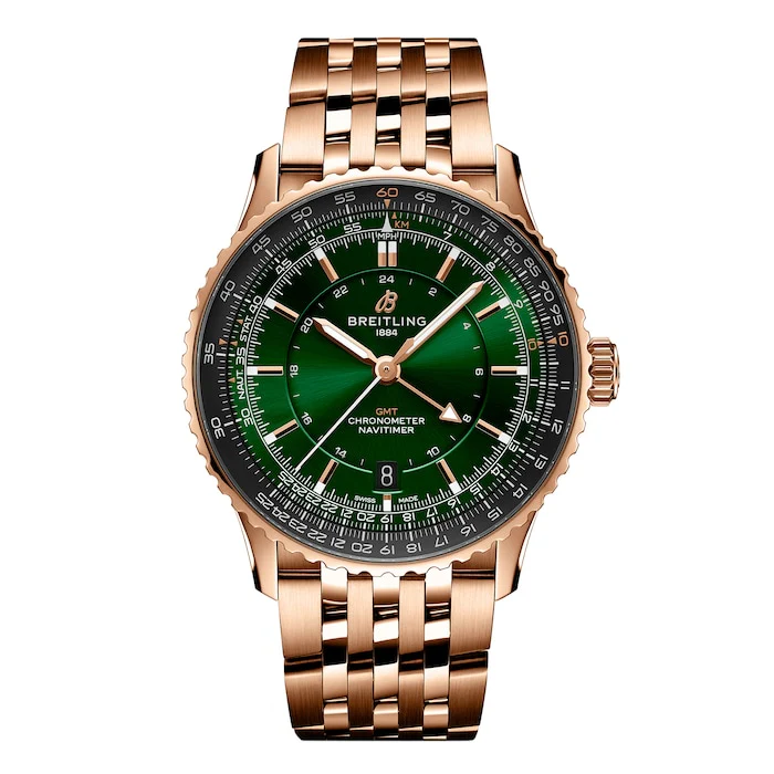 Breitling Automatic 41mm Men’s Watch with Green Material Dial, Stainless Steel Case & Bracelet, 30m Water Resistant / R32310251L1R1