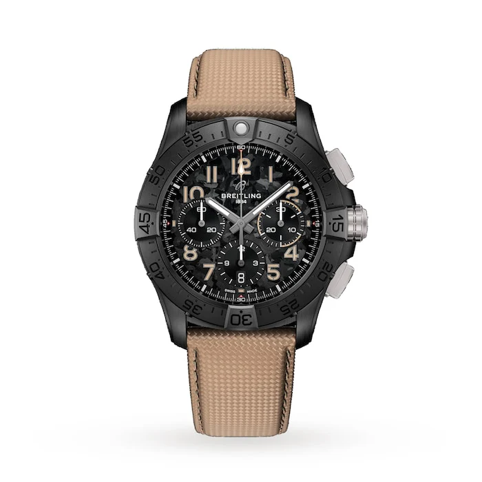 Breitling Automatic 42mm Men’s Watch with Black Material Dial, Stainless Steel Case, 300m Water Resistant / SB0146101B1X1