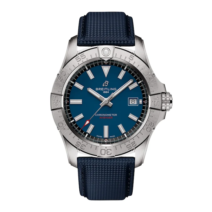 Breitling Automatic 42mm Men’s Watch with Blue Material Dial, Stainless Steel Case, 300m Water Resistant / A17328101C1X1