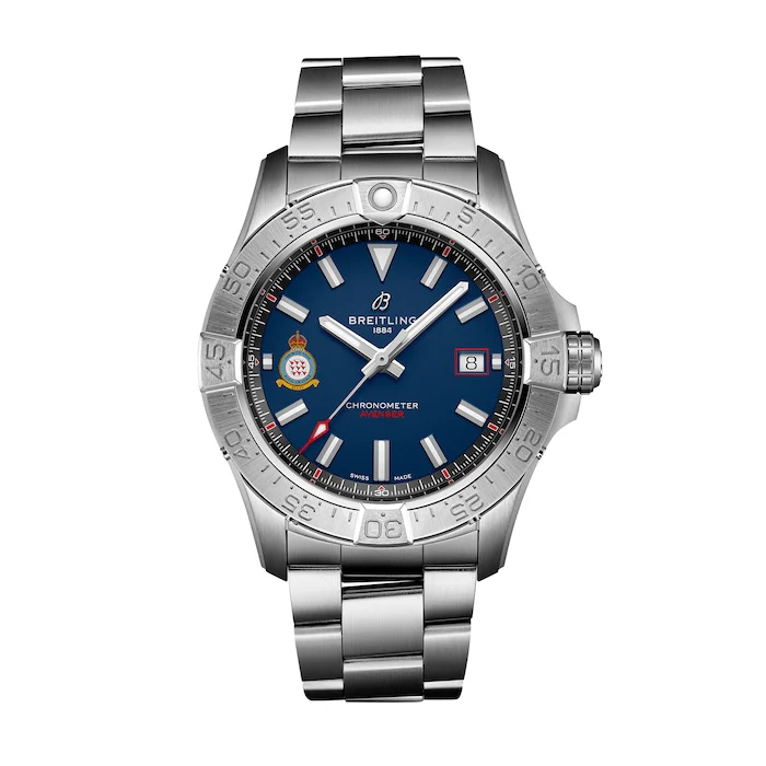 Breitling Automatic 42mm Men’s Watch with Blue Material Dial, Stainless Steel Case & Bracelet, 300m Water Resistant / A173281A1C1A1