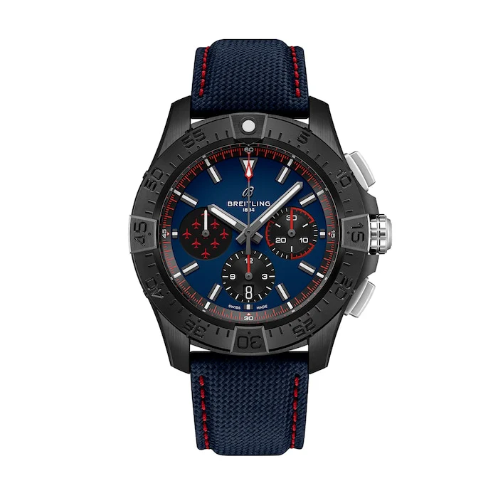 Breitling Automatic 44mm Men’s Watch with Blue Material Dial, Ceramic Case, 300m Water Resistant / SB01475A1C1X1