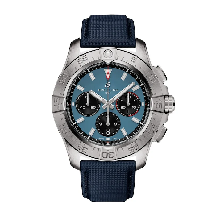 Breitling Automatic 44mm Men’s Watch with Blue Material Dial, Stainless Steel Case, 300m Water Resistant / AB0147101C1X1