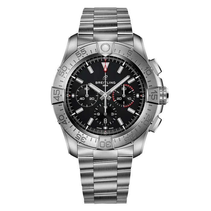 Breitling Automatic 46mm Men’s Watch with Black Material Dial, Titanium Case, 300m Water Resistant / EB0148101B1E1