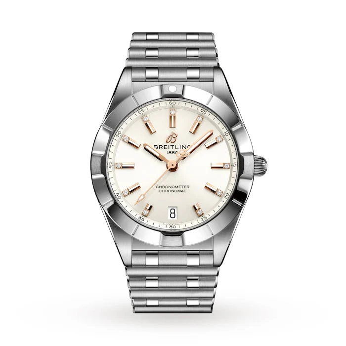 Breitling Chronomat 32 Stainless Steel - White Watch Luxury Watch Swiss Made High Precision Movement  A77310101A3A1