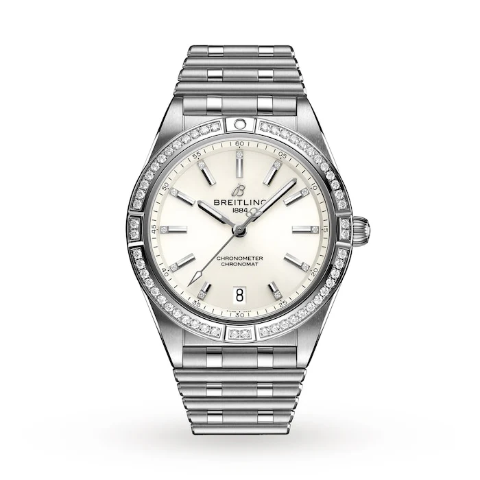 Breitling Chronomat Automatic 36 Stainless Steel (gem-set) Watch Luxury Watch Swiss Made A10380591A1A1