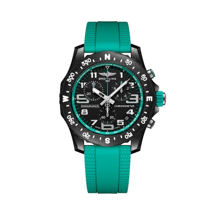 Breitling Endurance Pro 38mm Unisex Luxury Watch Turquoise The Luxury Watches Of Switzerland Group Exclusive X833105A1B1S1