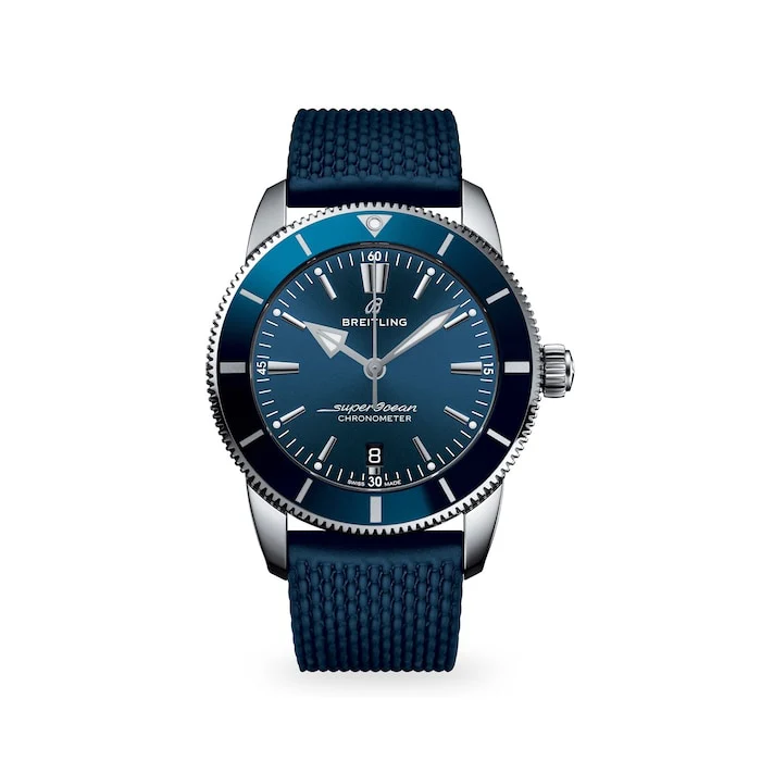 Breitling Heritage Automatic 44mm Men’s Watch with Blue Material Dial, Stainless Steel Case, 200m Water Resistant / AB2030161C1S1