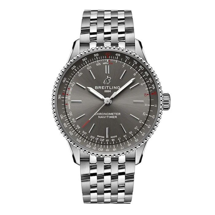 Breitling Navitimer 36mm Ladies Watch Grey Luxury Watch Swiss Made High Precision Movement A17327381B1A1