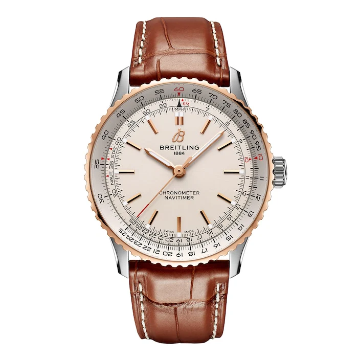 Navitimer Automatic 41mm Mens Watch Silver