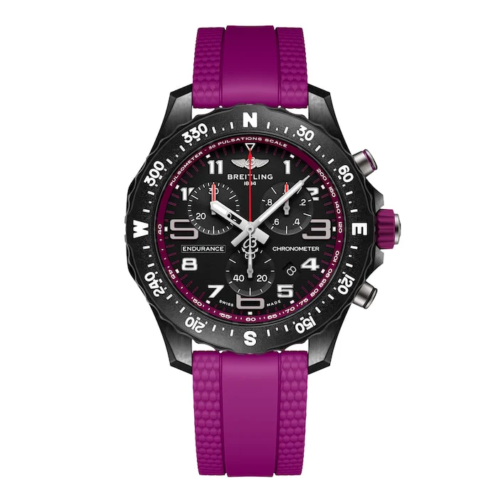 Breitling Quartz 44mm Men’s Watch with Black Material Dial, Stainless Steel Case, 100m Water Resistant / X83310F61B1S1
