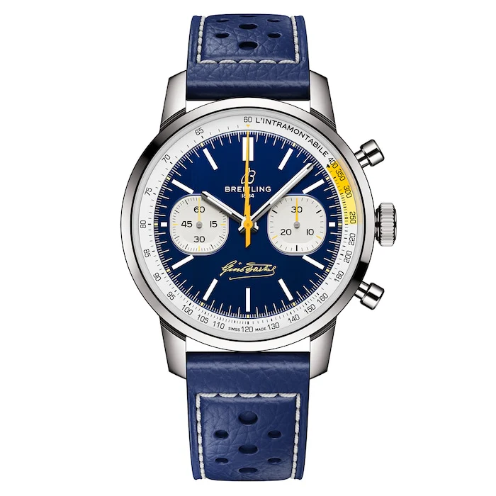 Breitling Sport Automatic 41mm Men’s Watch with Blue Material Dial, Stainless Steel Case, 100m Water Resistant / AB01767A1C1X1