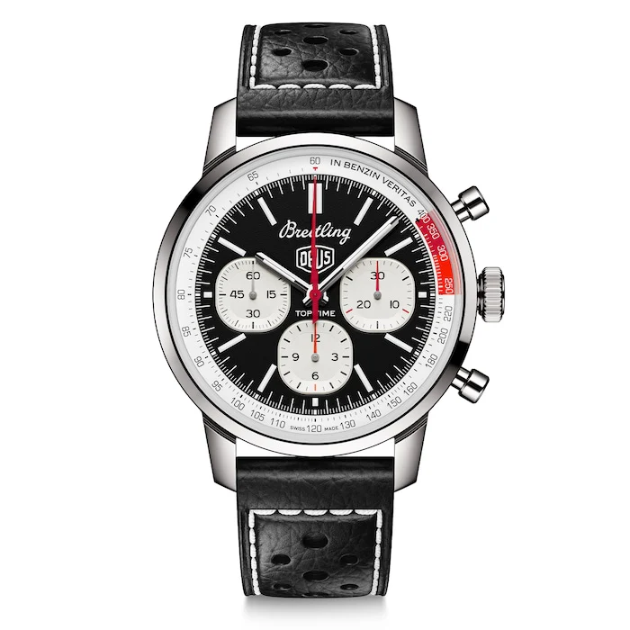 Breitling Top Time B01 Deus 41mm Mens Luxury Watch Leather AB01765A1B1X1