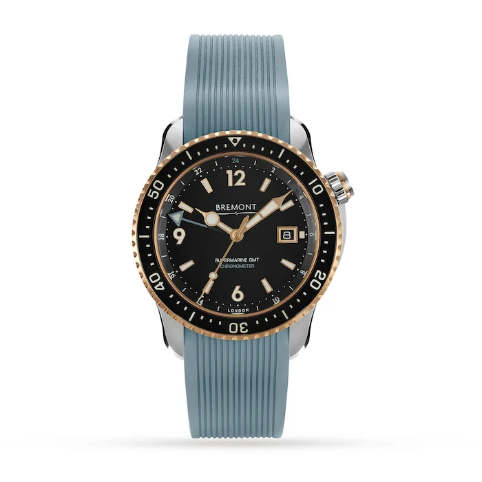 Bremont Automatic 43mm Men’s Watch with Black Material Dial, Titanium Case, 500m Water Resistant / DESCENT-II-R-S