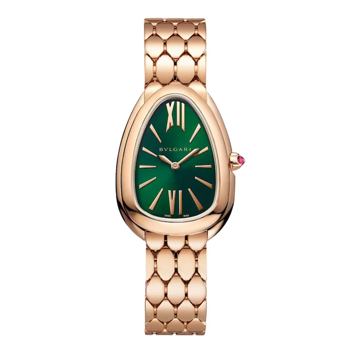 Bvlgari Serpenti Seduttori 33mm Ladies Watch - Green Luxury Watch Swiss Made High Precision Movement 103922