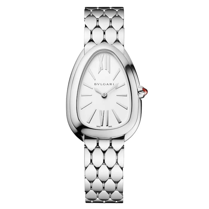 Bvlgari Serpenti Seduttori 33mm Ladies Watch Silver Luxury Watch Swiss Made High Precision Movement 103937