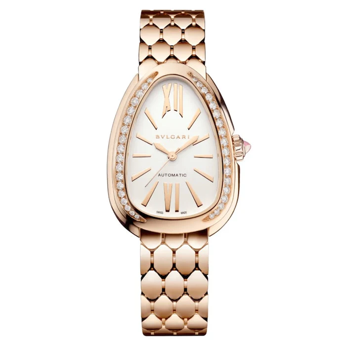 BVLGARI Serpenti Seduttori Automatic 34mm Ladies Watch 18ct Rose Gold Luxury Watch Swiss Made 103899