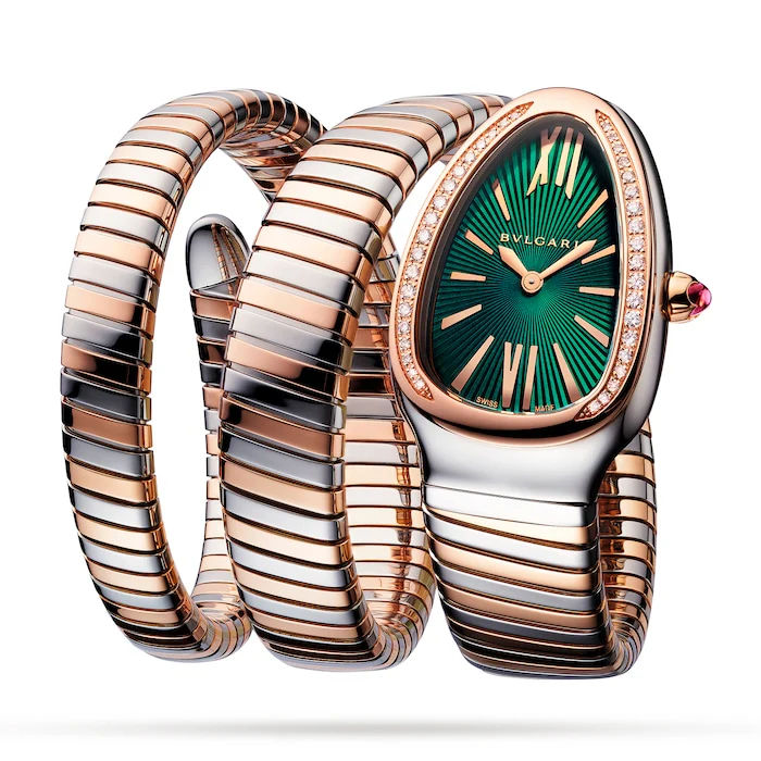 Bvlgari Serpenti Tubogas 35mm Green Dial Ladies Watch Luxury Watch Swiss Made High Precision Movement 102791